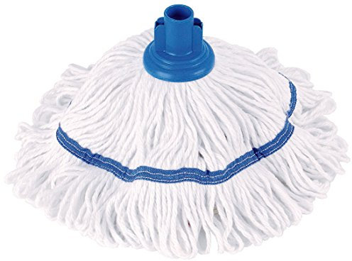 Discounted Cleaning Supplies Abbey Hygiene socket Mop Head 300grm Blue - YLTB30