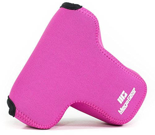 MegaGear MG642 Ultra Light Neoprene Case with Carabiner for Sony Alpha A7S II/A7R II/A7 II Camera - Hot Pink