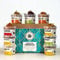 Nature Kitchen Moroccan Gourmet Spice Seasoning Selection Mix Gift Set. 9X Gluten-Free Herbs and Spices for Cooking Recipes, Curry, Roasting, Marinades. Including Harissa, Sharwarma, Tagine, Mint