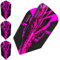 Harrows Rapide X Dart-Flights, 100 Mikron, schmal, 5 Sets (15 Stück) (Pink)