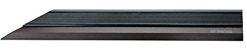 Präzisions Haarlineale, DIN 874/00, ab 600 mm DIN 874/0 Blatt 2, Normalstahl, gehärtet, schwarzbrüniert, Größen: 50-1250 mm