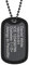 PROSTEEL Militärische Erkennungsmarke personalisiert Dog Tag im Armeestil mit Kugelkette und Silikon schwarz Edelstahl Medical Alert Anhänger Halskette Texte Gravur für Geburtstag Vatertag
