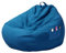 miuline Large Bean Bag Chair Sofa Couch Cover Without Filler Without Filler Without Filler Lazy Lounger High Back Bean Bag Chair With Three Side Pockets for Adults and Kids (M:80x90cm, Blue)