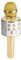 MAX KM01 Karaoke Microphone with Bluetooth, MP3 Player & Built-in Speaker - Gold, Wireless Handheld Mic for Kids & Adults, Perfect for Parties, Singing & Fun, Compatible with Smartphone & Tablet