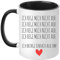 TASSENTICKER - Tasse mit Spruch Ich rege mich nicht auf. Ich bringe euch einfach alle um - lustig - beidseitig bedruckt - Kaffeetasse - Arbeit - Büro - Geschenkideen für Kollegen/Kollegin