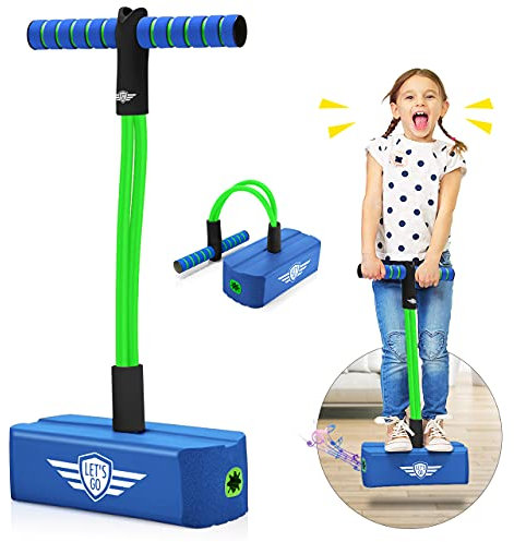 Toyzey Garten Spielzeug Kinder,Pogo Stick für Kinder ab 3 4 5 6 7 8 9 10 11 Jahre Spiele ab 3-12 Jahren Geburtstagsgeschenk Junge 3-12 Jahre Mädchen Geschenke 5-12 Jahre Kinders Spielzeug