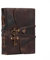 Leder-Tagebuch mit liniertem Büttenrandpapier 20,3 x 15,2 cm und Vintage-Schlüssel/handgefertigtes Schreib-Notizbuch/gebundener täglicher Notizblock für Männer und Frauen (8 x 6, Brown)