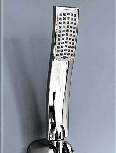 Gulfstream Komfort Handbrause Duschkopf mit Duschschlauch Duscharmatur Brausegarnitur Duschbrause (AQUA-DK06)