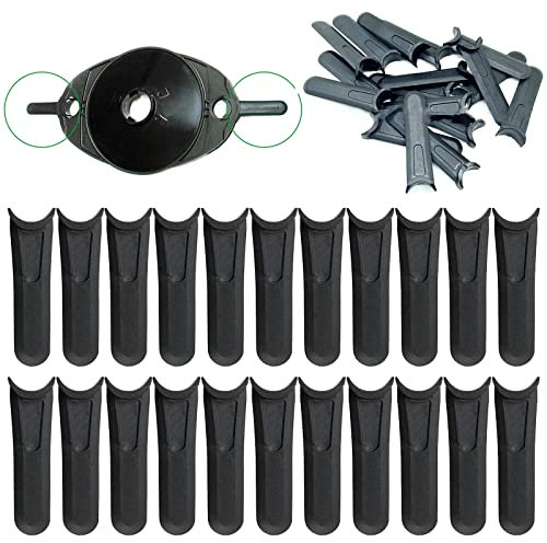 Odashen Lot de 50 lames de rechange en plastique pour tondeuse à gazon Flymo - Pour Hover VAC - Pour débroussailleuse Microlite MINIMO FLY014