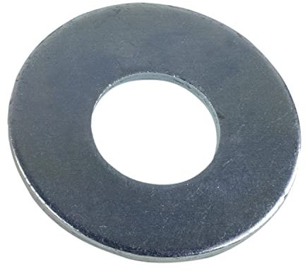 LENNIE, Rondelle plate large zingué L6, Zingué, L6, Matière Acier, Norme NFE 25513, Série large, pour renforcer la fixation et répartir la charge de manière plus efficace, Boite de 200