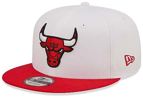 New Era - NBA Chicago Bulls White Crown Team 9Fifty Snapback Cap Farbe Weiß, Größe M-L
