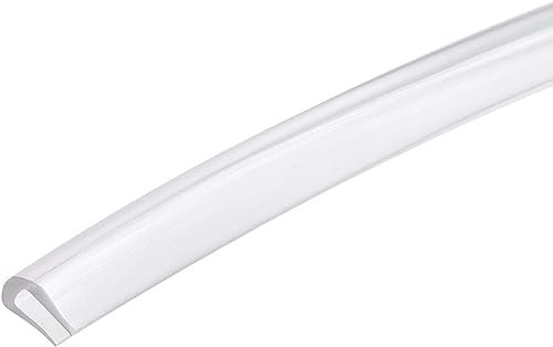 Boxonly U-förmiger transparenter Gummidichtungsstreifen, 5 mm x 3 mm x 4 mm, Kantenschutz, U-Seal Kanal, Kantenschutz, Blattlänge 5 m