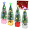Mini Christmas Tree with Lights, 4 Pack Tabletop Christmas Tree with LED Lights for Indoor Christmas Decorations Holiday Party Ornagment, Christmas Centerpieces for Tables