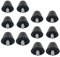 Fonowx 12x clavos de repuesto para botas de fútbol 13mm 16mm antideslizantes M5 tacos universales para botas de fútbol para deportes de interior y exterior