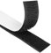 FERMAH® 3 m x 20 mm Belcro Adhesivo doble cara | Cinta de belcro | Cinta doble cara adhesivo de gancho y bucle | Sujeción Fuerte para proyectos de bricolaje (Negro, 3 metros)