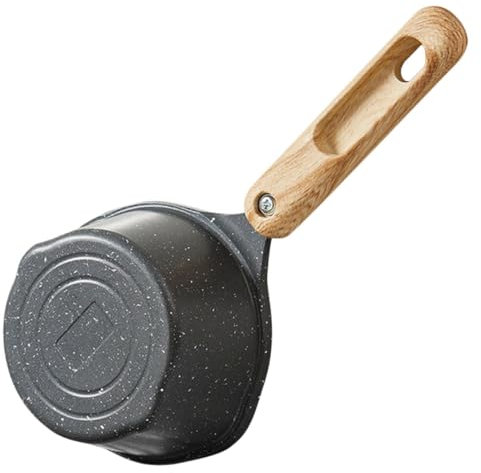 Hoement Pot Metal Sauce Pan Kitchen Sauce Pan Pour Oil Wok Pour Oil Small Wok Indoor Kit Milk Warm Pan Saucepan Pour Oil Pan Pour Oil Small Pan Iron Sauce Wok Small Pan with Handle