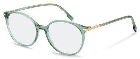 Rodenstock ROUNDED Azetat Brillen in Blue Green, Gold für Herren, Brille mit Sehstärke, optional mit Sonnenbrillen tönung oder Blaulichtfilter (Modell R5364)