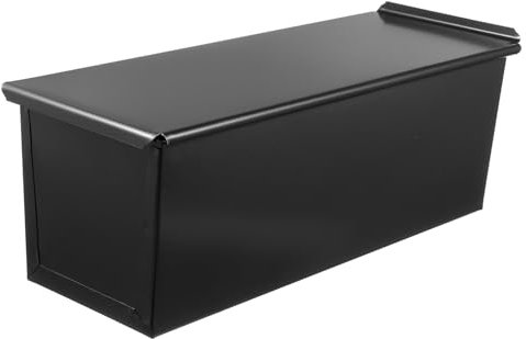 WATIIFUFU 5 Holes Toast Box Mold Lid Nonstick Bread Loaf Pan for Baking Rectangular Bread Baking at Home