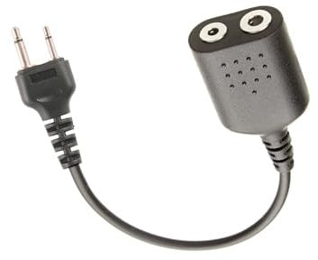 Model DP1400 CP040 GP300 to ICOM 2 pin Radio Earpiece Adaptor Connector