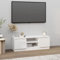 Hovothy TV-Bänke & Lowboards TV-Schrank TV Board Fernsehtisch Holzwerkstoff 102x30x36 cm Weiß