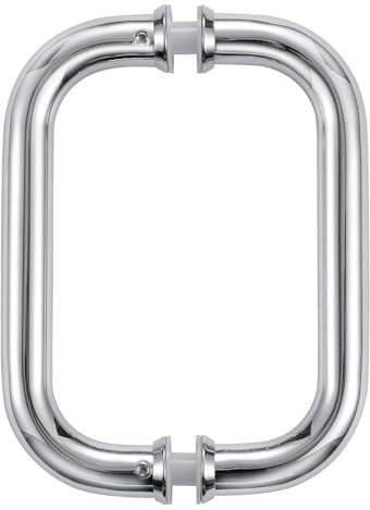 HASYUE Duschtürgriffe aus Edelstahl für Badezimmer, Duschtürgriffe für Badezimmer für Glasschiebetürgriffe/rahmenlose Duschtüren, Ersatztürgriffe (Größe: Pitch-275 mm)