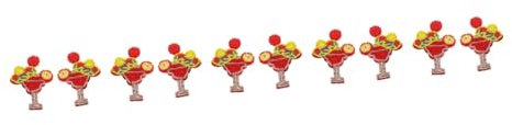 SAFIGLE 5 Pairs Colorful Bead Earrings Beach Earrings for Women Colorful Earrings for Women Wine Tumblers for Women Colored Martini Glasses Women Dangle Earrings Earrings Beads