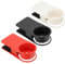 PATIKIL 3 Pcs Desk Cup Holder Clip, Red, Black, White; ABS, Metal; 8.5x7.5x4.8 cm; 5 cm Max Clip Distance