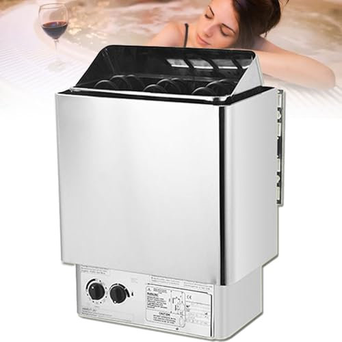 Saunaofen Elektrischer Saunaofen, 9KW 8KW 6KW 4,5KW Heimsaunaofen Trockendampfofen Saunaschwitzofen Schwitzgerät Dampfbad Saunaofen,8KW