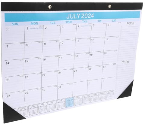 Lurrose Tischkalender 2023 Kalenderplaner Kalenderwand Kalender für Büroplaner cute sticker süße sticker deko Poster praktischer leerer Kalender Monatskalender für den Haushalt Papier Blue