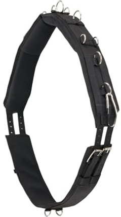 Oshhni Entrenamiento Surcingle Professional para Caballos Lunging Surcingle Suministros de Entrenamiento Multifuncional Surcingle, S