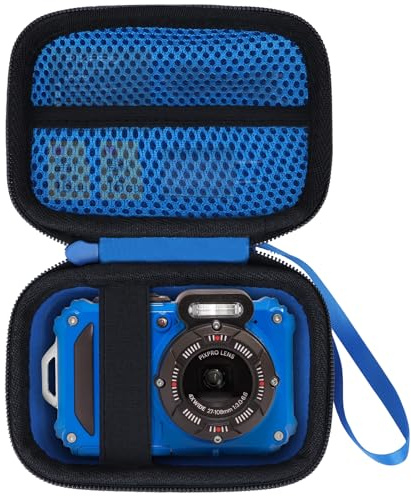 RIYADAone Hard Case Compatible Kodak Pixpro WPZ2 Compact Digital Camera | EVA Nylon hard case, splash-proof, dust-proof, easy to carry, traveling, protective