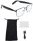 AI Smart Brille, Unterstützung 100＋ Sprachen, Echtzeitübersetzung, Polarisierte Sonnenbrille für Musikanrufe Reisen