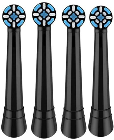 Ersatzbürstenkopf For Elektrische Zahnbürsten. Kompatibel Mit Oral-B IO7 IO8 IO9 IO10 Der Elektrischen Schallzahnbürste(4 Black)