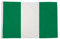 Flagmax Bandera de Nigeria de 90 cm x 60 cm, bandera duradera con ojales para uso en exteriores e interiores, bandera para el hogar, oficina o eventos
