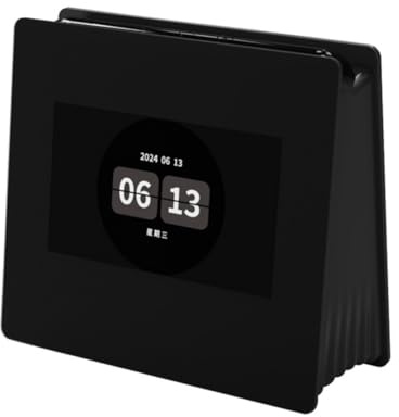 Koolenry Bluetooth Speaker withWhite Noise High Definition Screen Subwoofer Clock Music Player Music Subtitles inMultiple Languages