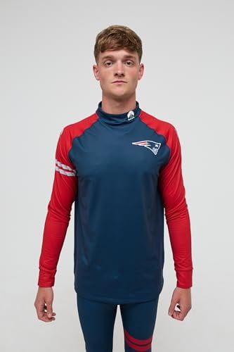 OOSC Men's New England Patriots - Oosc X NFL Baselayer Top Men's Baselayer Top (Pack of 1)