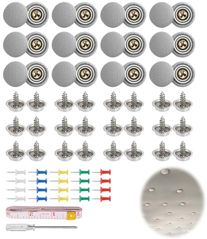 94 Stueck Autohimmel Reparatur Set Nieten Befestigung Grau Universal | Dachhimmelknoepfe, Montagewerkzeug, Stecknadeln, Stoffreparatur, Himmelbefestigung, vielfache Fahrzeuge, leicht
