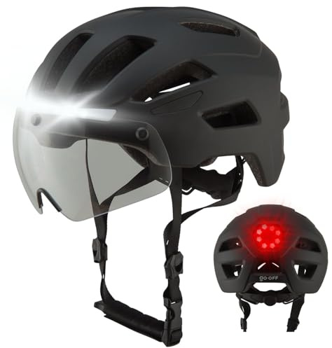 GOOFF Rider Fahrradhelm Damen Herren | E-Bike Helm für Erwachsene | Leicht verstellbar mit Belüftung | Für Rennrad, MTB und Citybike