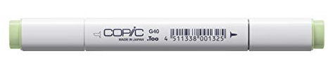 COPIC Classic Marker Typ G - 40, Dim Green, professioneller Layoutmarker, mit einer breiten und einer feinen Spitze