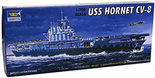 Trumpeter 05727 - Modellino USS Hornet CV-8 in Scala 1:700