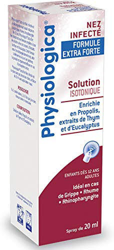 Gifrer Physiologica Solution d'Eau de Mer Hypertonique Nez Bouché Spray 100 ml