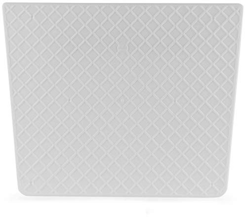 wellenshop Heckschutzplatte für Außenborder 450x360mm Kunststoff trapezförmig Platte Schutz Boot Schlauchboot Spiegel Heck Farbe Grau