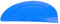 Blue Plastic Flexible Bowl Scraper, Semi Curved, Pizza Dough, Meat, Pastry, Cake Making. UK Made. (S7325) Free UK Postage