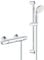 Grohe 34151004 Grohtherm 1000 Thermostat-Brausebatterie DN 15 mit Brausegarnitur, chrom