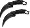 *2er-Set* 19cm Black Freehand CS-GO Counter-Strike Honshu Karambit - Real Fighter Knife - CS Strike - Tiger Tooth - Jagd - Survival - Outdoor - Pencak Silat - Kali - Messer