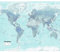 murando Fototapete selbstklebend Weltkarte 392x280cm Foto Tapete Tapetenfolie Möbelfolie Wandverkleidung Wandtapete Motivtapeten Bildtapete Wohnzimmer Schlafzimmer 3d Effekt Geographie Kontinente