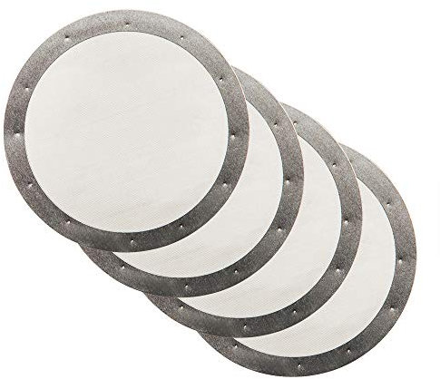 SourceTon Kaffeefilter aus Metall, wiederverwendbar, 4 Stück