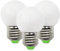 LED Birne E27 3W Ersatz für 30W-40W Halogenlampe G45 Kleinen Golf Kugel AC 230V Warmweiß 3000K 360° Abstrahlwinkel E27-Gewinde für Esstischlampe Schreibtischlampe Nicht Dimmbar（3er-Pack）[MEHRWEG]