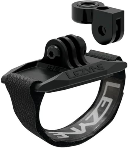 LEZYNE LED Helmet Mount Zubehör - GP Matrix - Schwarz | Fahrrad-Beleuchtungsteile und Zubehör