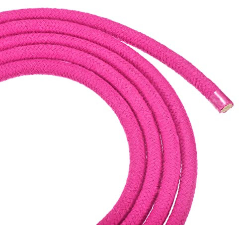 PATIKIL 3 Metros Gimnasia Cuerda para Jugar Gimnasio, Deporte Gimnasio Entrenamiento, Casa Entrenamiento, Rosa Roja